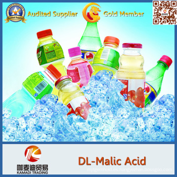 Acido málico de Dl-Malic / grado alimenticio, Baverage, mercado de China de ácido L-málico